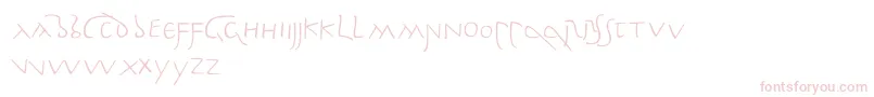 PompeianusLdr Font – Pink Fonts on White Background