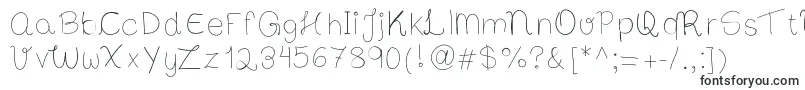 Шрифт Bibsfirsthandwrite – шрифты для Microsoft Office