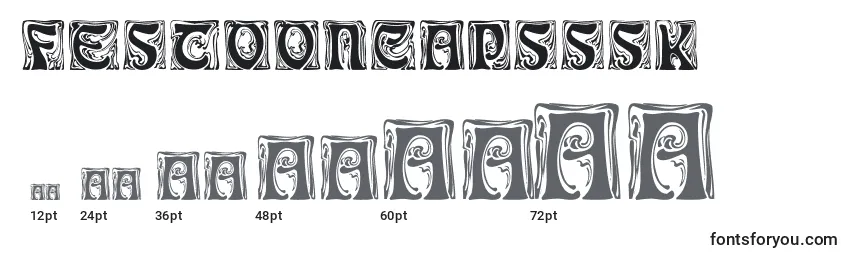 Festooncapsssk Font Sizes