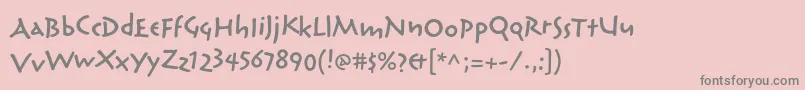 More about ReliqstdSemiboldextactive Font ReliqstdSemiboldextactive Font – Gray Fonts on Pink Background