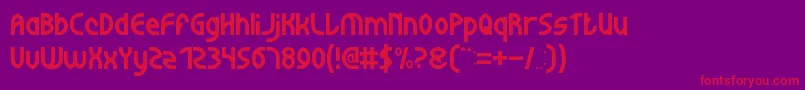 Weitere Informationen zur WijayaFresh-Schriftart WijayaFresh-Schriftart – Rote Schriften auf violettem Hintergrund