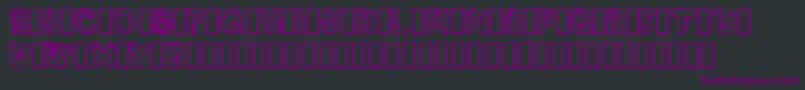 BullyBoys Font – Purple Fonts on Black Background
