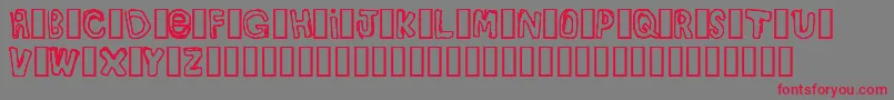 BullyBoys Font – Red Fonts on Gray Background