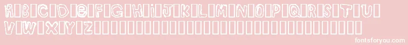BullyBoys Font – White Fonts on Pink Background