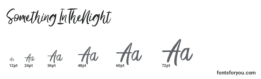 SomethingInTheNight Font Sizes