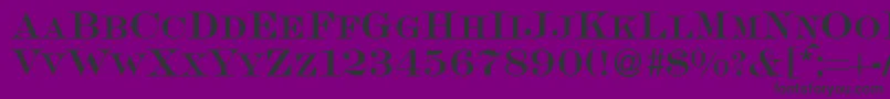 SalingersmcRegularDb Font – Black Fonts on Purple Background