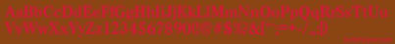 More about CasadserialBold Font CasadserialBold Font – Red Fonts on Brown Background