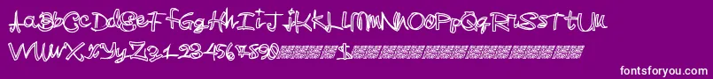 Lisätietoja Madskilz-fontista Madskilz-fontti – valkoiset fontit violetilla taustalla
