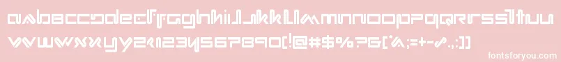 Xephyrcond Font – White Fonts on Pink Background