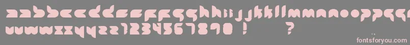 More about Zon Font Zon Font – Pink Fonts on Gray Background