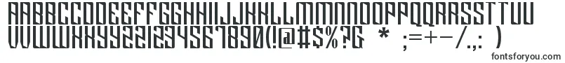 Шрифт Klytus – высокотехнологичные шрифты