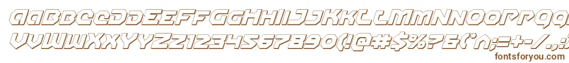 Gunnerstorm3Dital Font – Brown Fonts