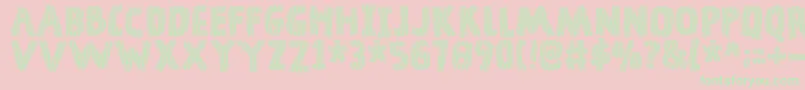 DingelingDemo Font – Green Fonts on Pink Background