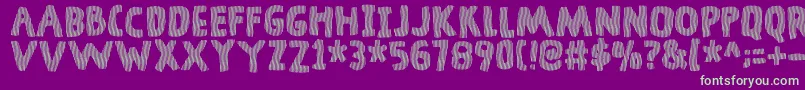 DingelingDemo Font – Green Fonts on Purple Background