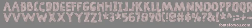 DingelingDemo Font – Pink Fonts on Gray Background