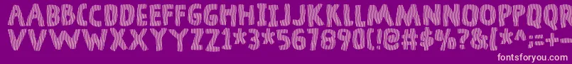 DingelingDemo Font – Pink Fonts on Purple Background
