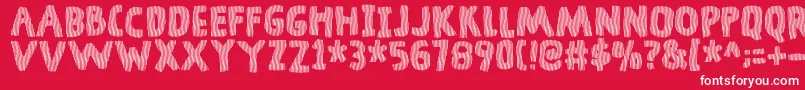 DingelingDemo Font – White Fonts on Red Background