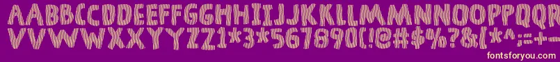 DingelingDemo Font – Yellow Fonts on Purple Background