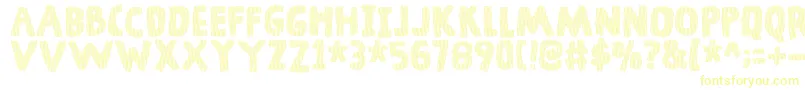 DingelingDemo Font – Yellow Fonts on White Background