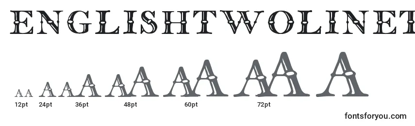 EnglishTwoLineTfb Font Sizes