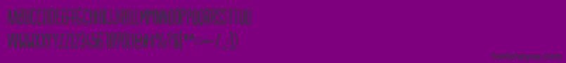 PorceleinaDemo Font – Black Fonts on Purple Background