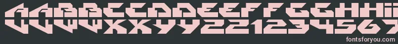 Radikal Font – Pink Fonts on Black Background