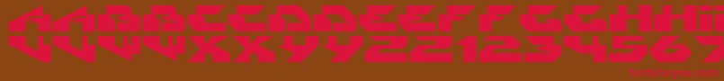 Lisätietoja Radikal-fontista Radikal-fontti – punaiset fontit ruskealla taustalla