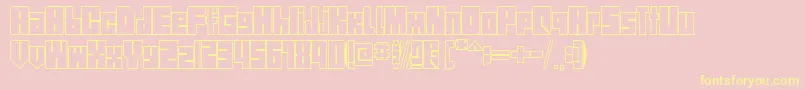 StreetBlock1.0 Font – Yellow Fonts on Pink Background