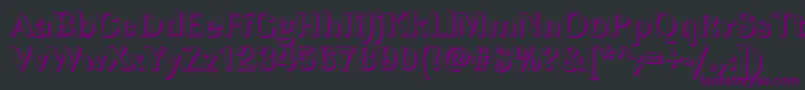 fuente ImperialshXboldRegular – Fuentes Moradas Sobre Fondo Negro