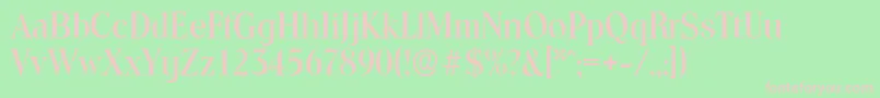 ToledoserialMediumRegular Font – Pink Fonts on Green Background