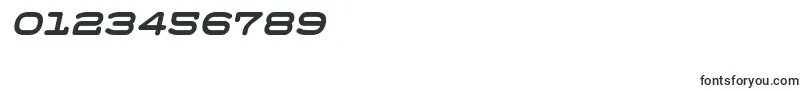 MenschoItalic-Schriftart – Schriften für Zahlen und Nummern