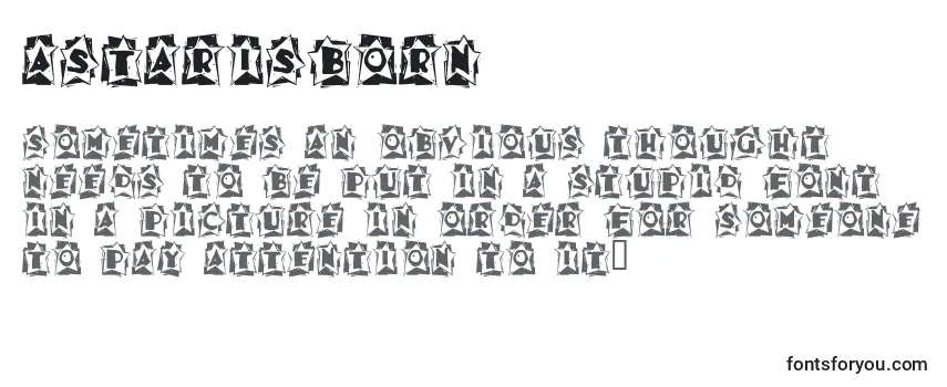 Обзор шрифта AStarIsBorn
