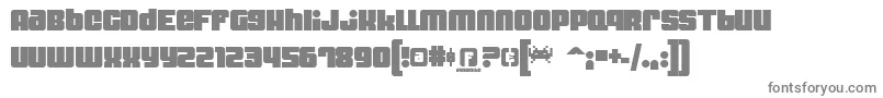 フォントDynomite – 灰色のフォント
