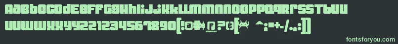 More about Dynomite Font Dynomite Font – Green Fonts on Black Background