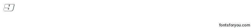 Capricusoutsemistraight Font – Fonts for Digit 9