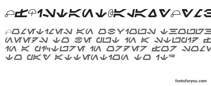 SfDistantGalaxySymbolsItalic Font
