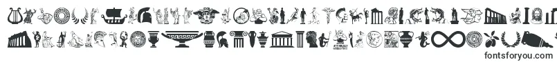 Шрифт GreekMythology – шрифты для гербов