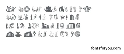 Обзор шрифта GreekMythology
