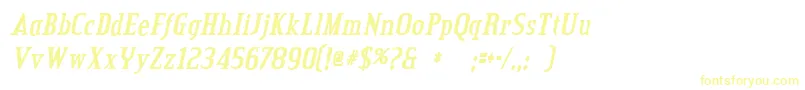 Creditvalleybolditalic Font – Yellow Fonts