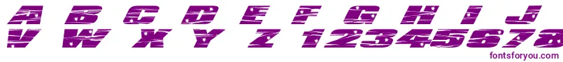 LhfActionMovie Font – Purple Fonts on White Background