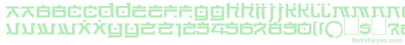 Dsjapancyr-Schriftart – Grüne Schriften