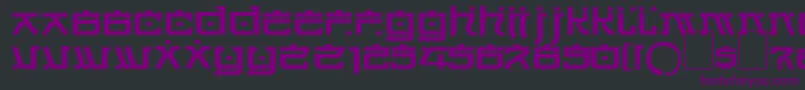Dsjapancyr Font – Purple Fonts on Black Background