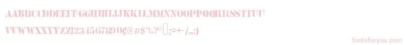 Armystamp Font – Pink Fonts