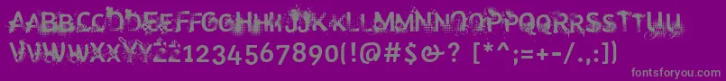 Подробнее о шрифте Trashco Шрифт Trashco – серые шрифты на фиолетовом фоне
