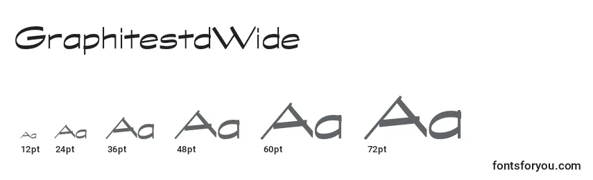 GraphitestdWide Font Sizes