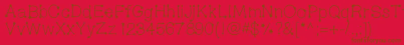 Weitere Informationen zur Midnightconstellations-Schriftart Midnightconstellations-Schriftart – Braune Schriften auf rotem Hintergrund