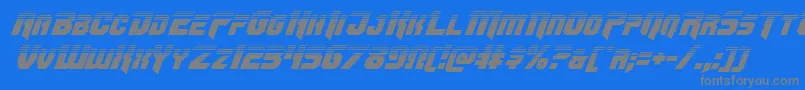 En savoir plus sur la police Omegaforcetwoital12 Police Omegaforcetwoital12 – polices grises sur fond bleu