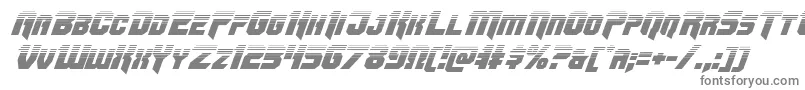 fuente Omegaforcetwoital12 – Fuentes Grises Sobre Fondo Blanco