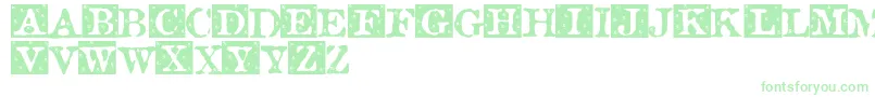 RoseBudSweet-Schriftart – Grüne Schriften