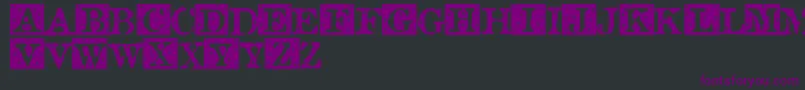 RoseBudSweet Font – Purple Fonts on Black Background